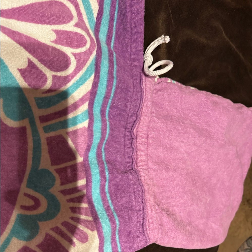 Colorful Mandala Drawstring Towel Backpack - Picture 4 of 9